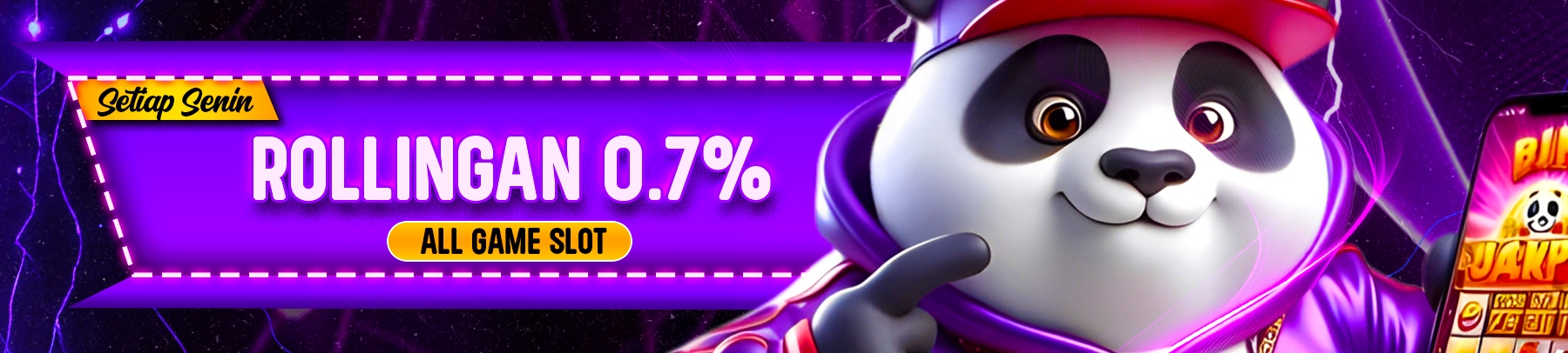 BONUS ROLLINGAN UPTO 0.7% (SLOTGAMES)